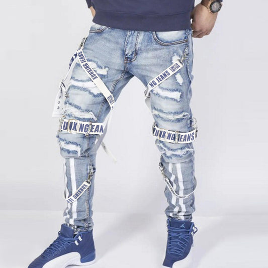 Men's Ripped Jeans Streetwear Affordable Stylish