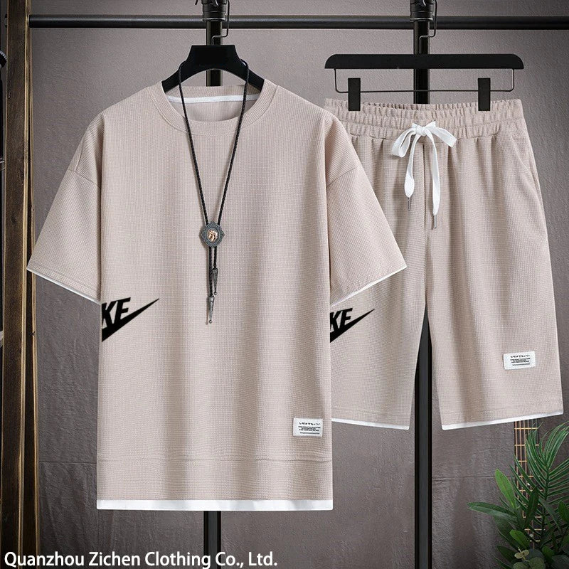 Men's Fashion Set Streetwear Oversized T-Shirts & Shorts