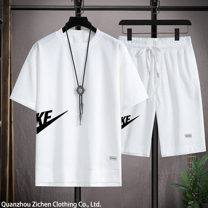 Men's Fashion Set Streetwear Oversized T-Shirts & Shorts